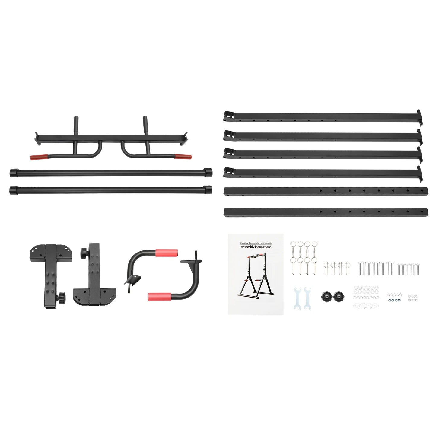Adjustable Pull Up Bar 200kg Load Capacity Foldable Home Gym