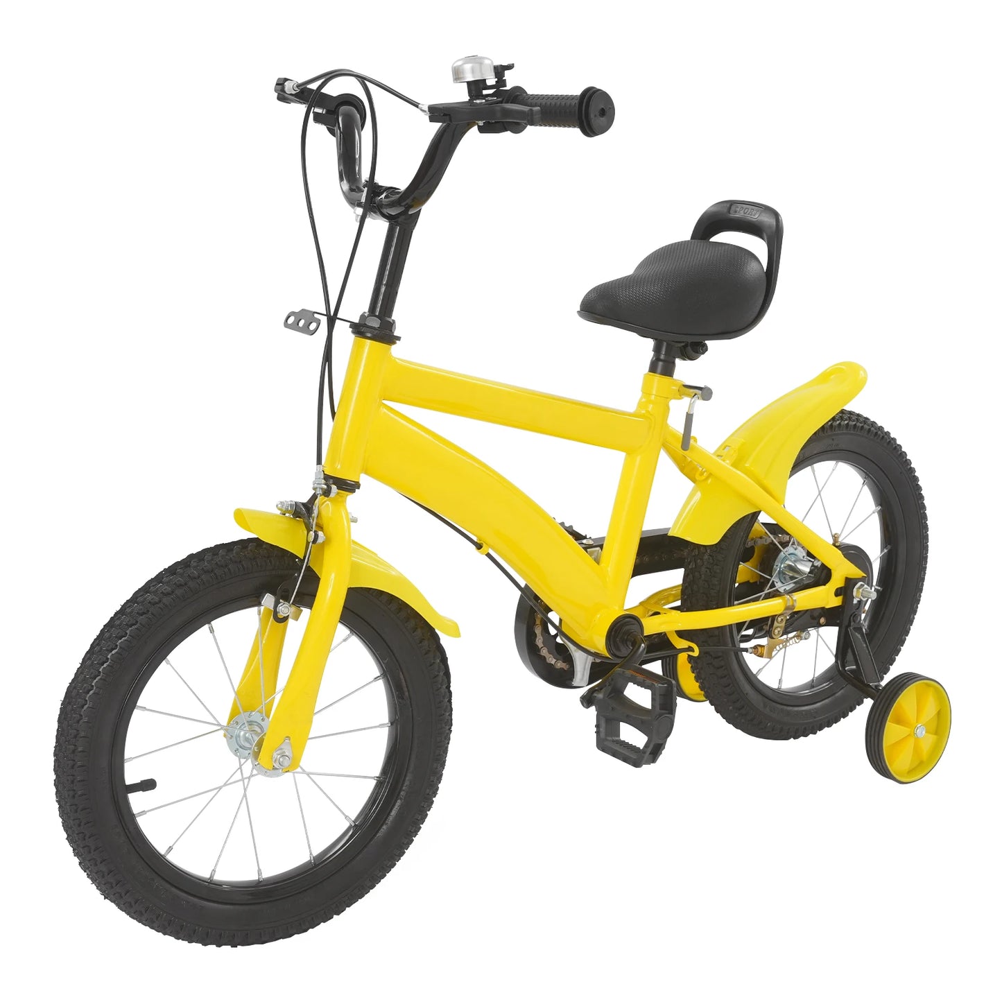 Kids Learning Bike With Adjustable Height And Parent Handle