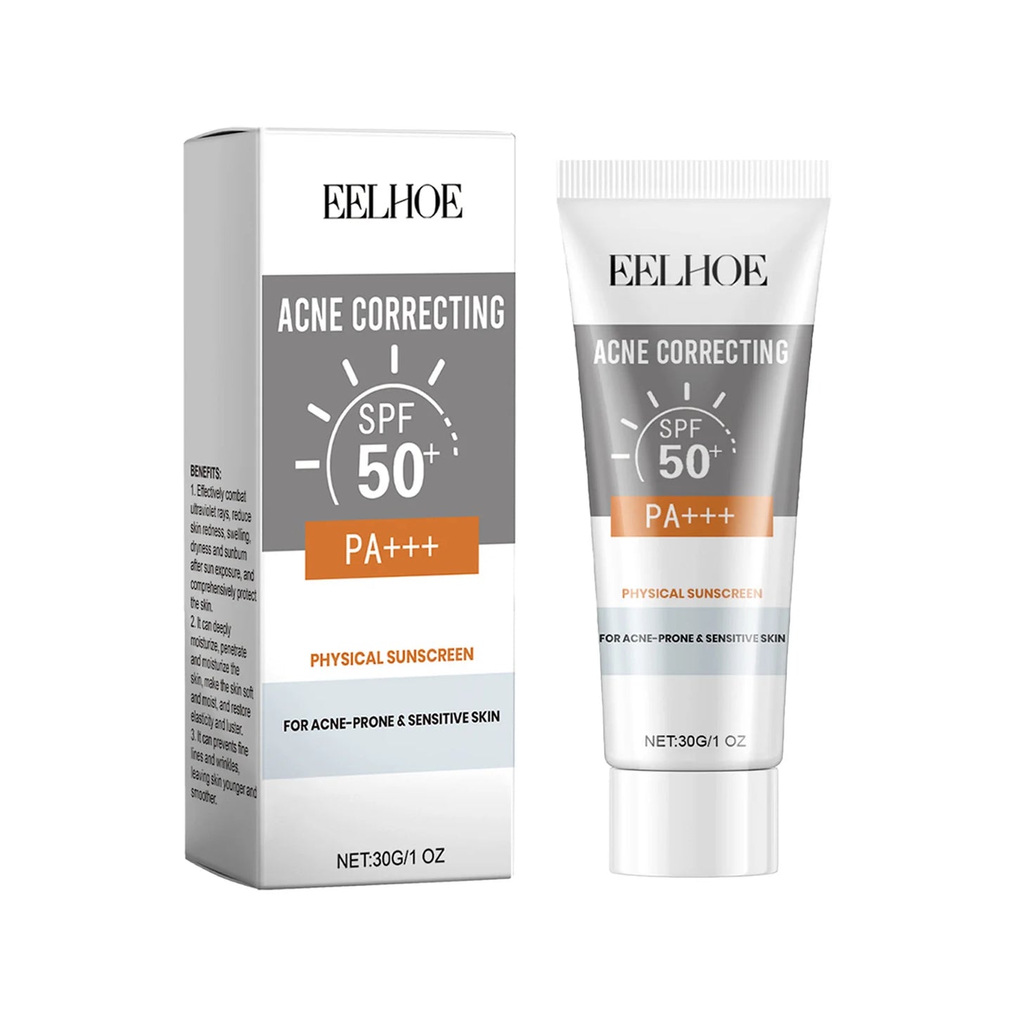 eelhoe Vitamin E Sunscreen SPF 50 Moisturizing Glow Skin