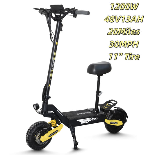 EOEOTWO 1200W Off Road Electric Scooter For Adults