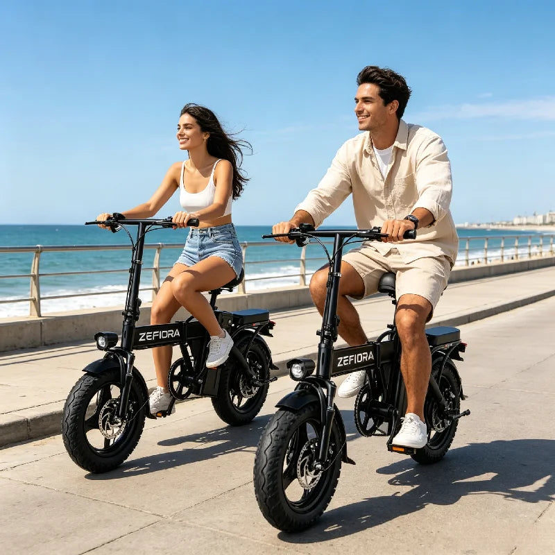 ZEFIORA Premium Electric Bike For Home Leisure Riding