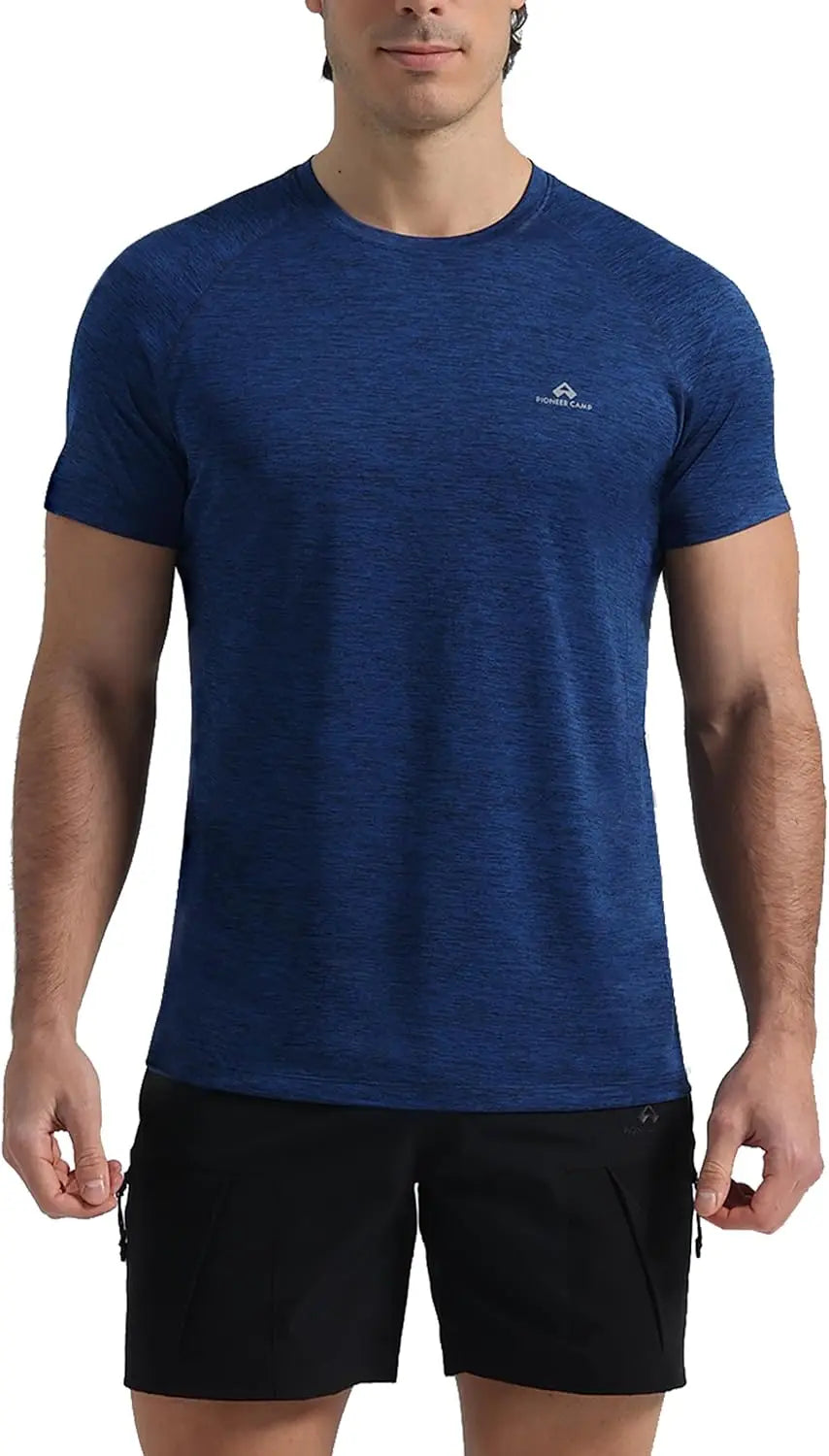 Pioneer Camp Men's Moisture Wicking Running Shirt UPF 50
