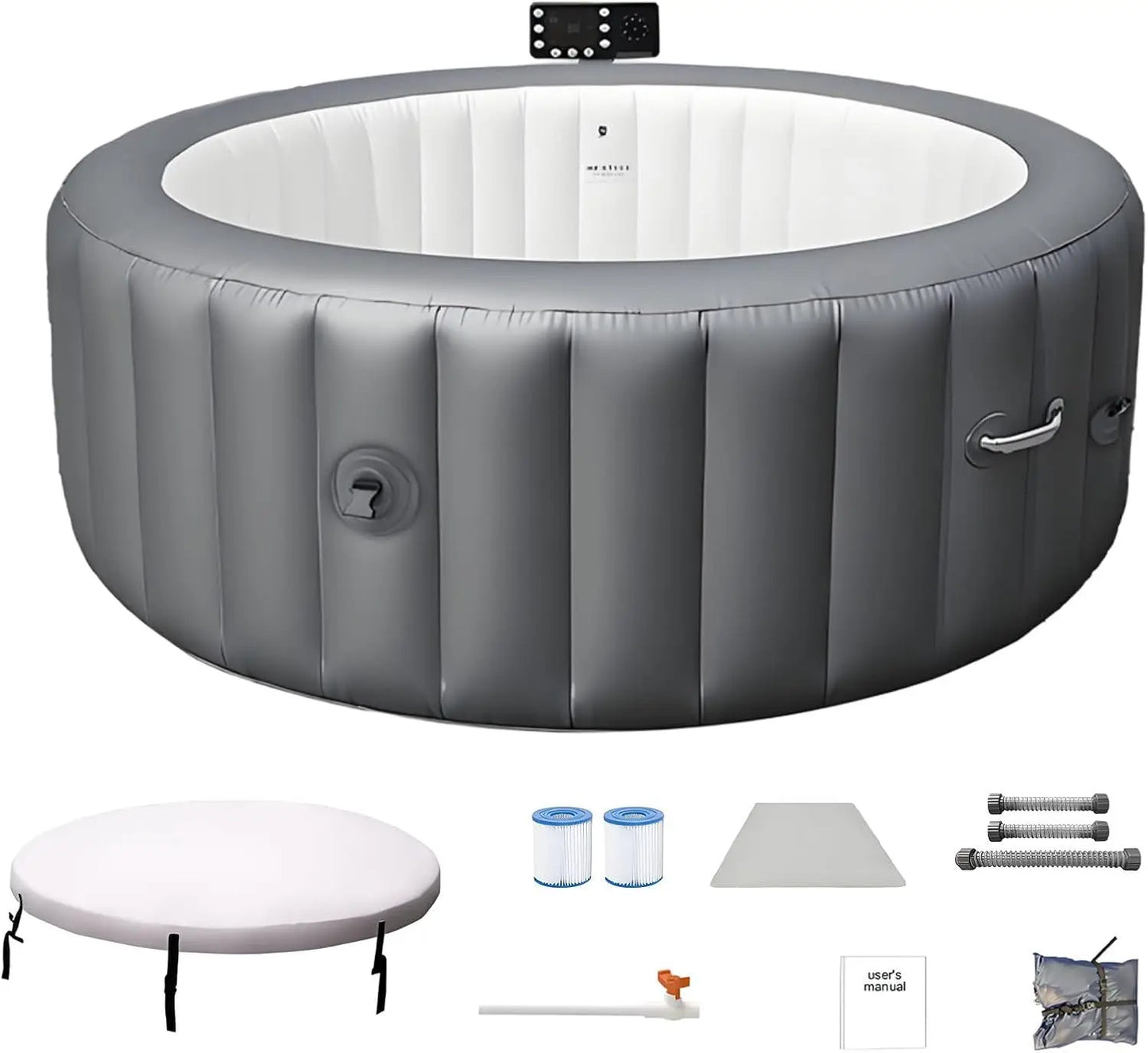Inflatable Hot Tub Spa Outdoor Use With 180 Air Jets