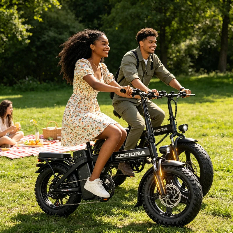 ZEFIORA Premium Electric Bike For Home Leisure Riding