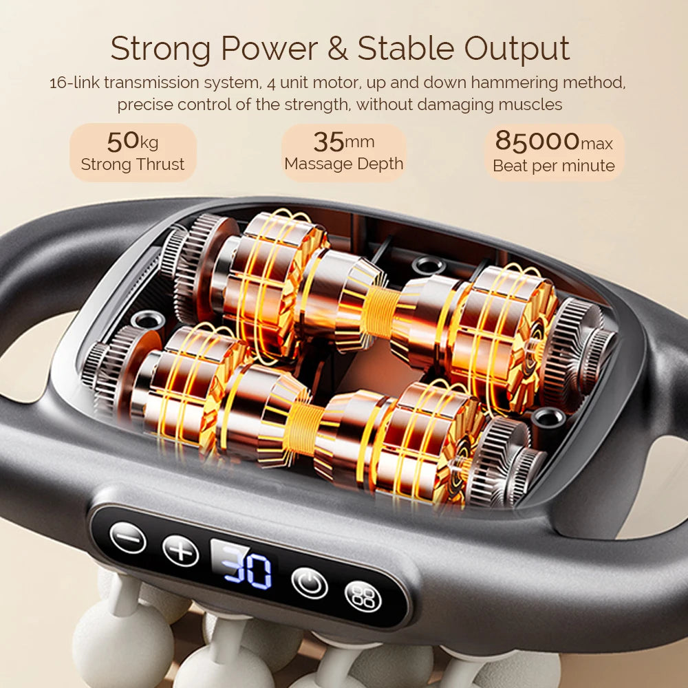 Foreverlily 22-Head Fascia Gun High-Frequency Massager