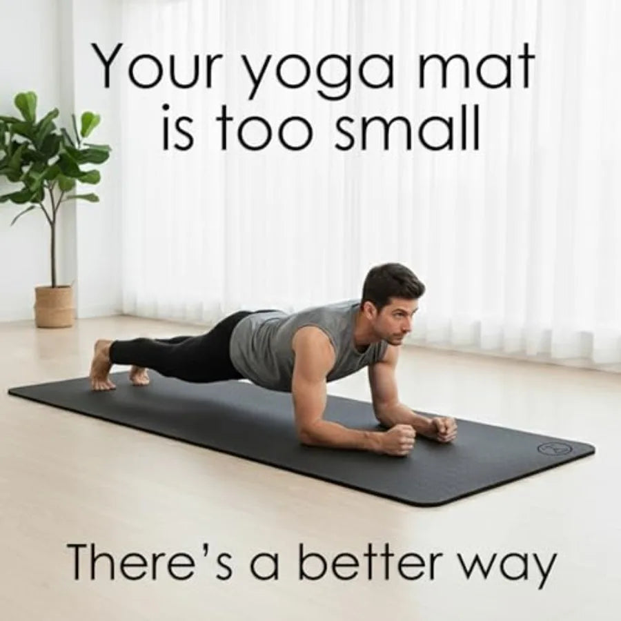 Extra Thick Yoga Mat For Total Joint Cushioning And Comfort