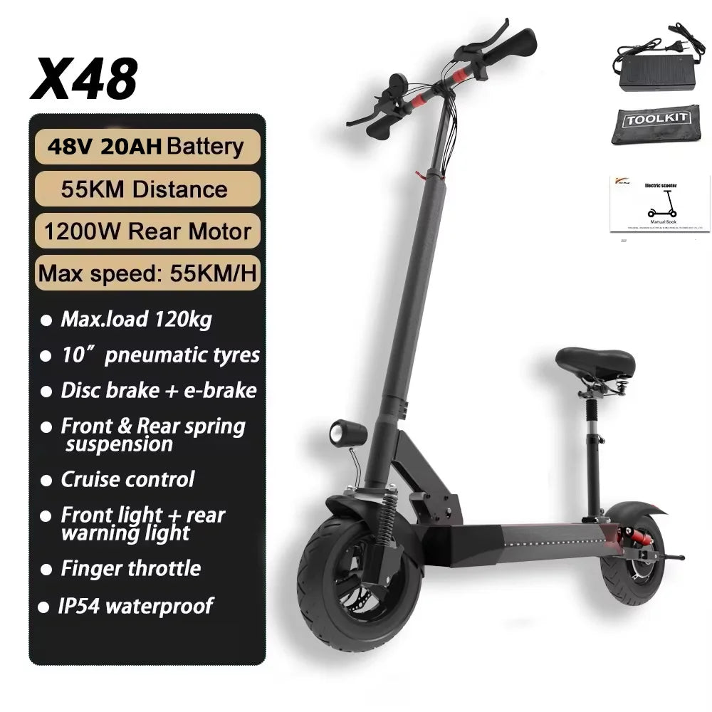 Jueshuai 6000W Dual Motor Electric Scooter For Adults