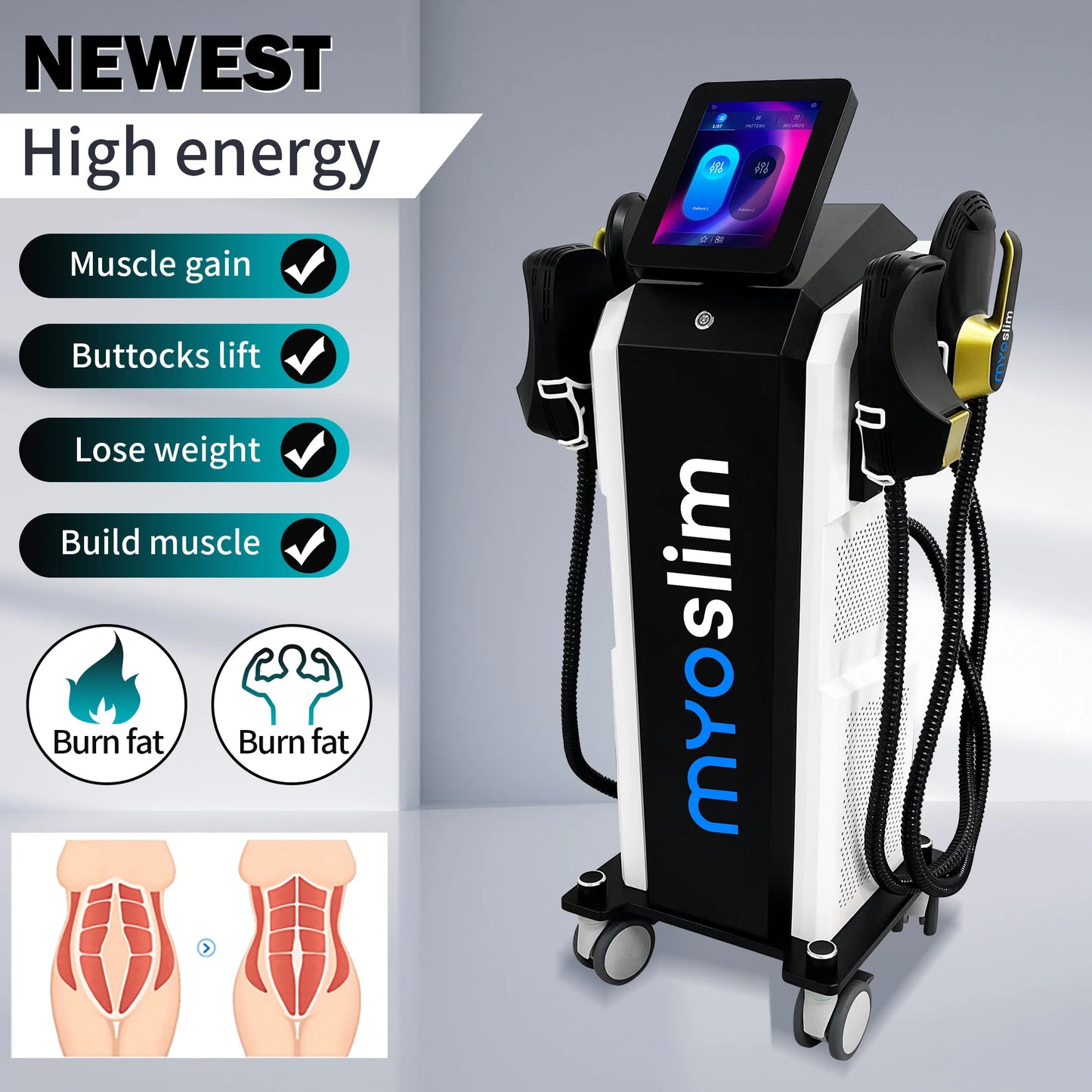 TAIXL MYOslim Pro 6500W EMS Body Sculpting Machine Weight Loss