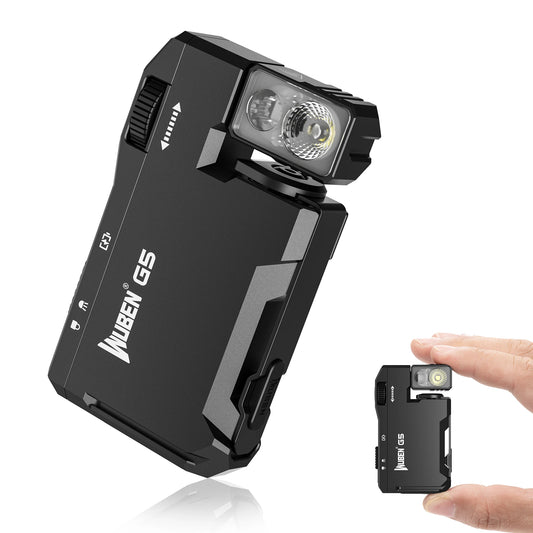 WUBEN G5 Magnetic EDC Flashlight USB C Rechargeable 400 Lumens