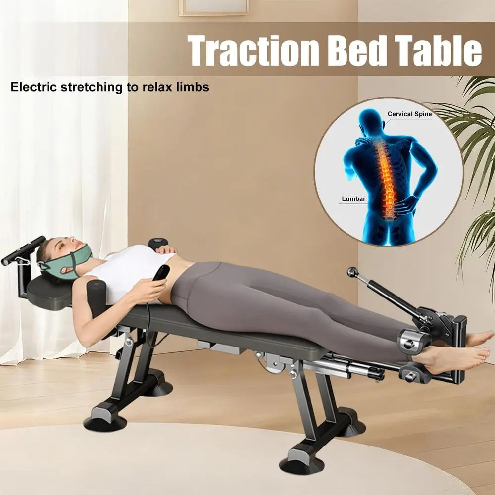 Body Electric Traction Bed Table For Cervical And Lumbar Stretcher