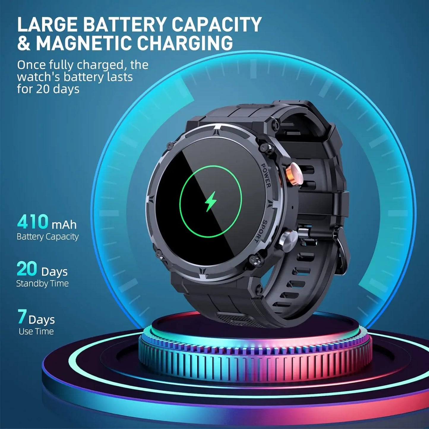 ARPSTAR Smart Watch Fitness Tracker Sleep Monitor Waterproof