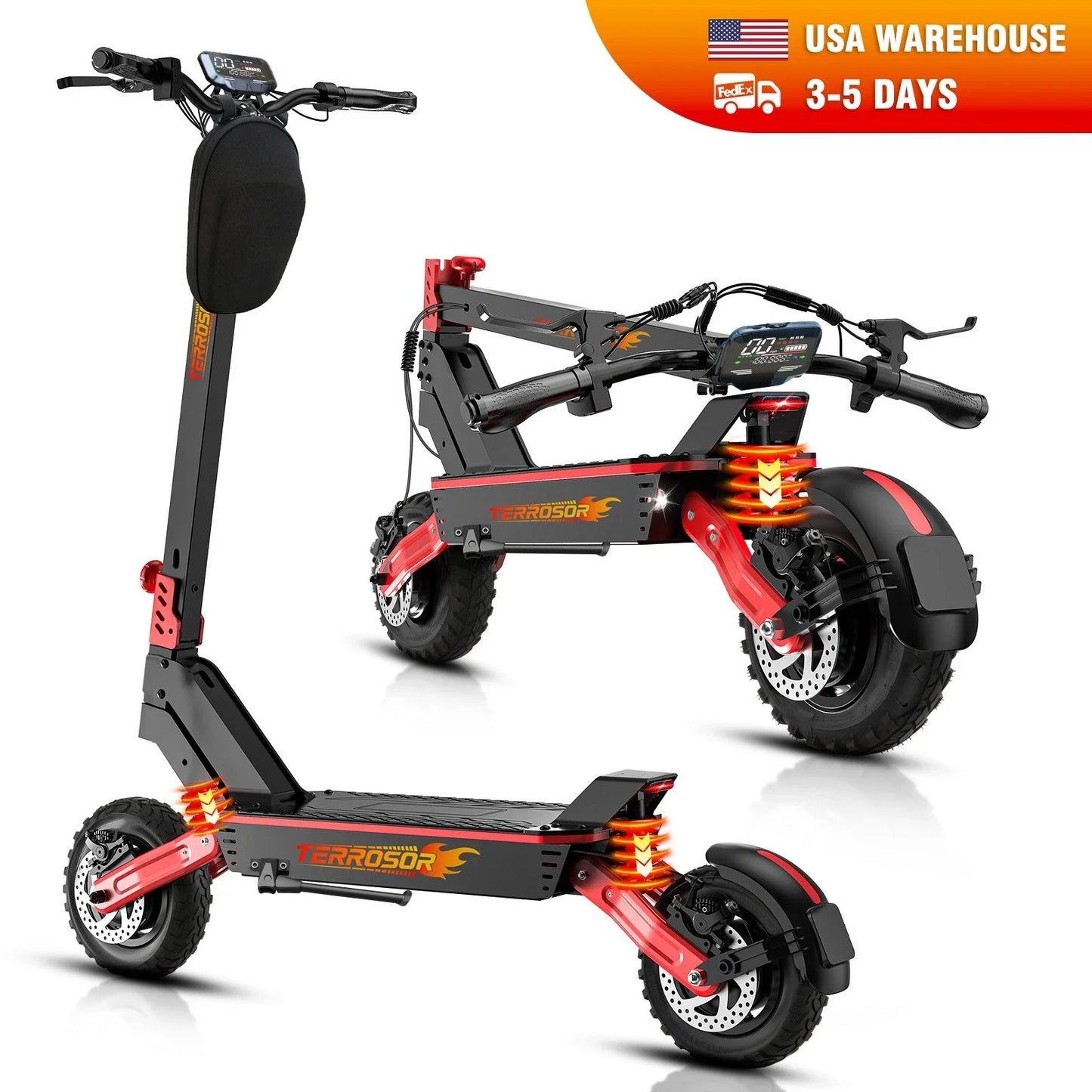 LELEKUAI Electric Scooter For Adults T9 1200W Motor 28 MPH