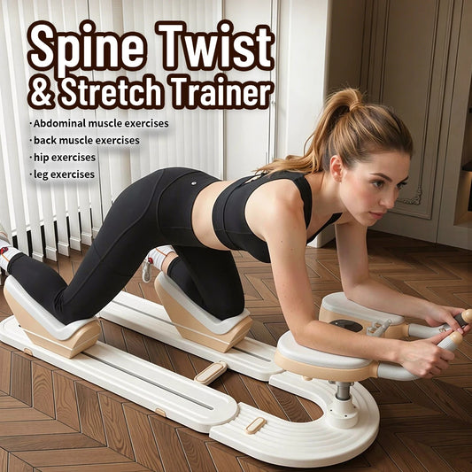 Spine Twist and Stretch Trainer for Low Impact Core Workout