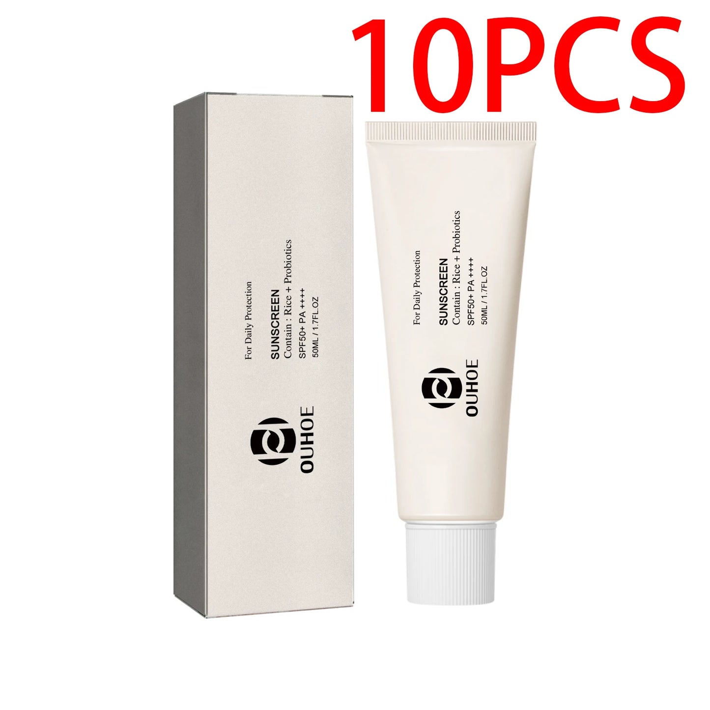 Ouhoe SPF 50 Rice Probiotic Sunscreen Cream Brightening Moisturizer