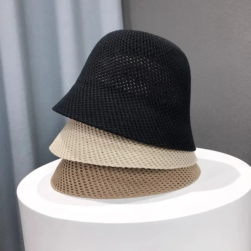 YiYueQianli Women's Summer Breathable Bucket Hat Sun Shield