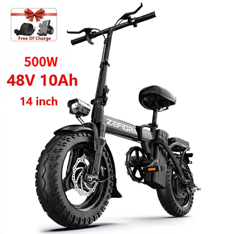 ZEFIORA Premium Electric Bike For Home Leisure Riding