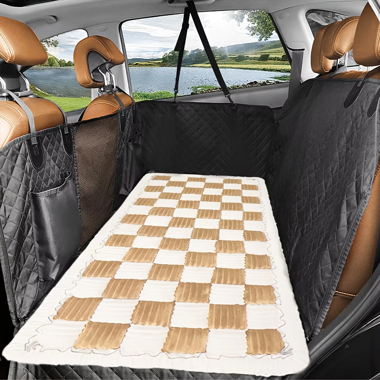 PETRAVEL Dog Bed Warm Mat For Car Seat Cover Durable