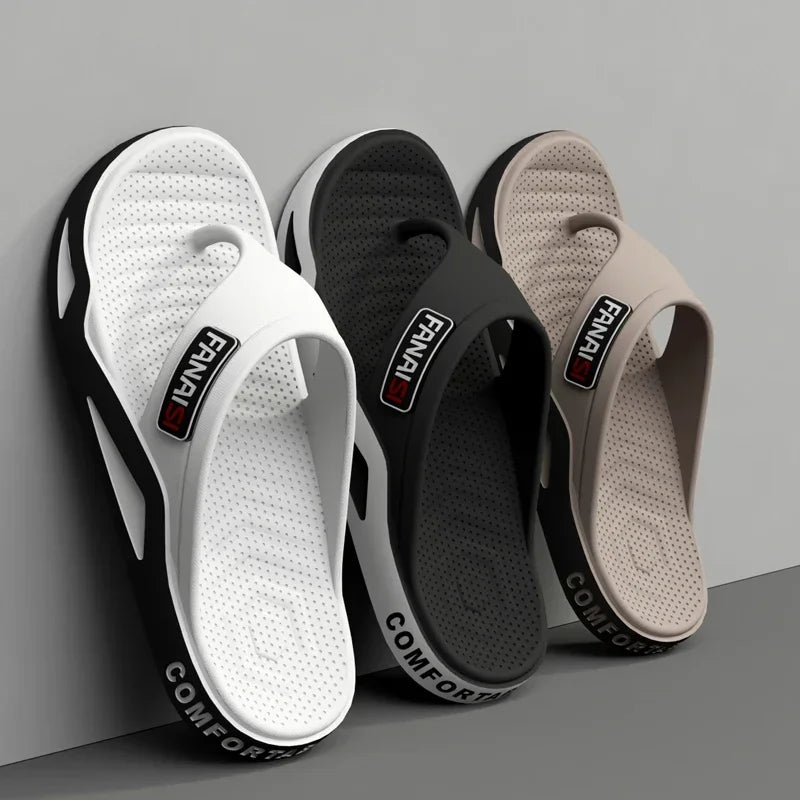 Men's Flip Flops Sandals Sports Beach Casual Slip-On Shoes Outdoor