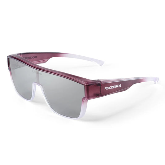 ROCKBROS Polarized Cycling Glasses UV400 Myopia Dual Wear Sunglasses