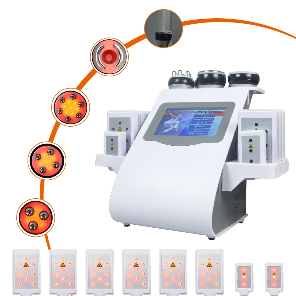 MISSHEART 6in1 40K Ultrasonic Cavitation Machine for Body Shaping