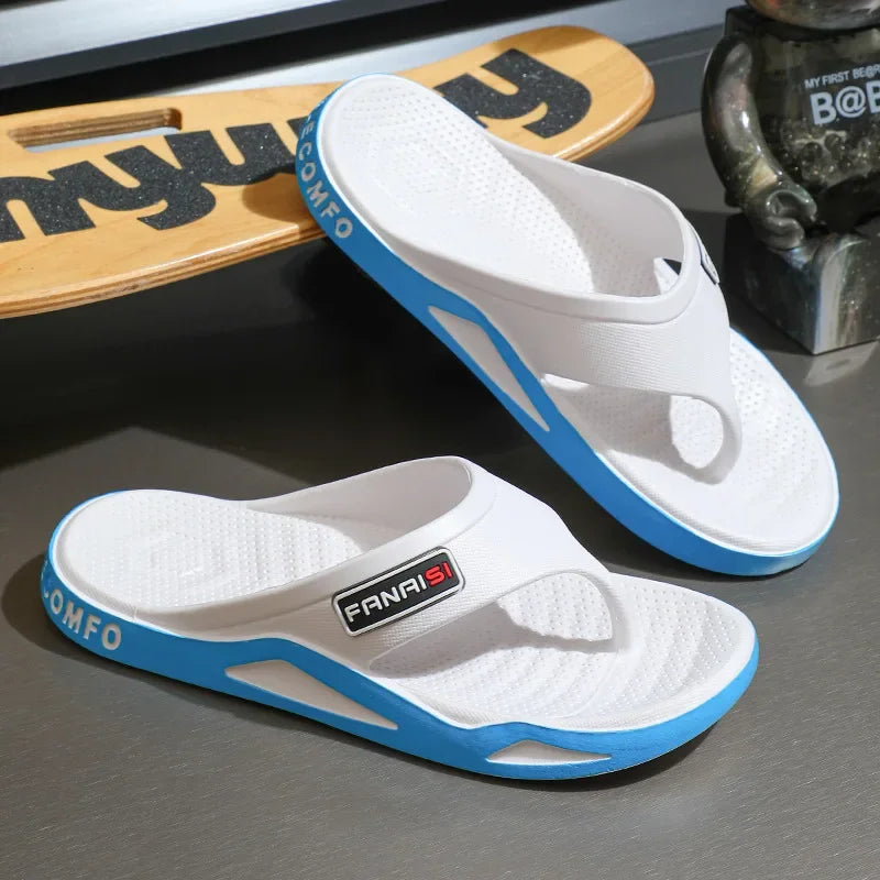 Men's Flip Flops Sandals Sports Beach Casual Slip-On Shoes Outdoor