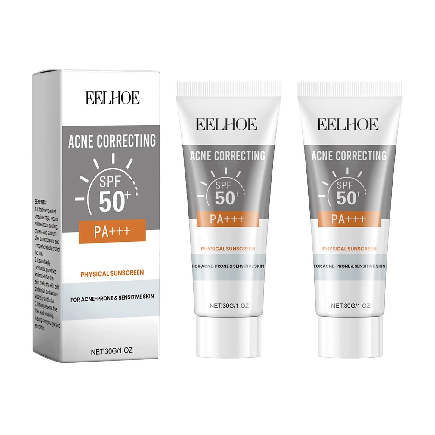 eelhoe Vitamin E Sunscreen SPF 50 Moisturizing Glow Skin