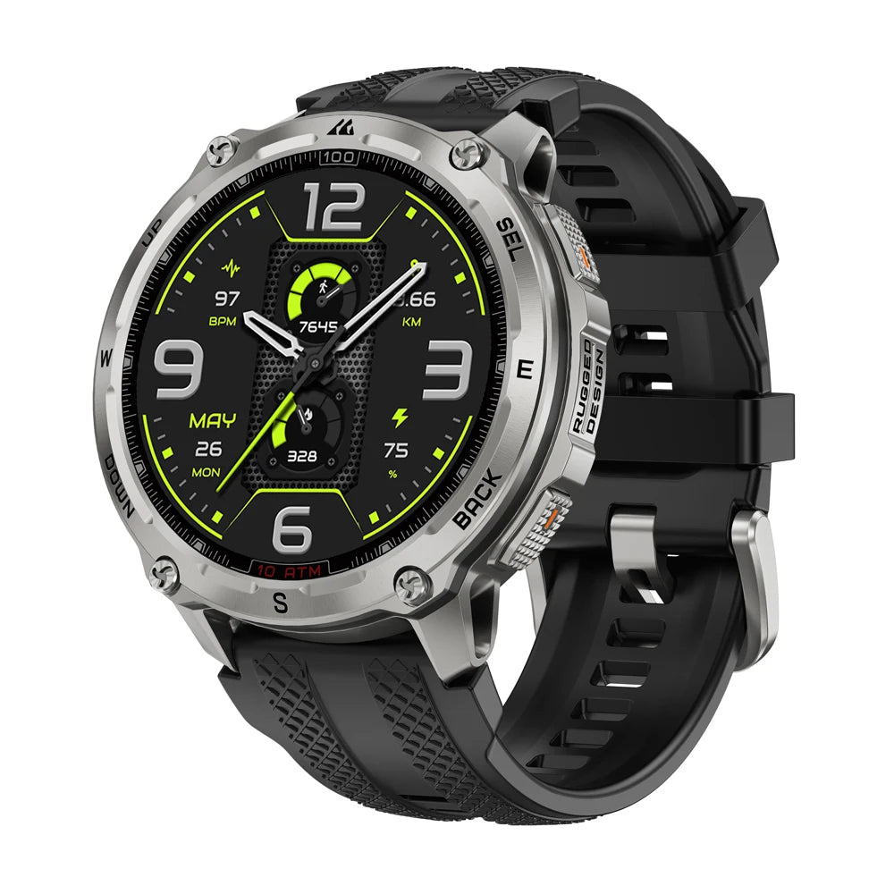 KOSPET Tank T4 Smart Watch GPS 10ATM Waterproof Heart Rate