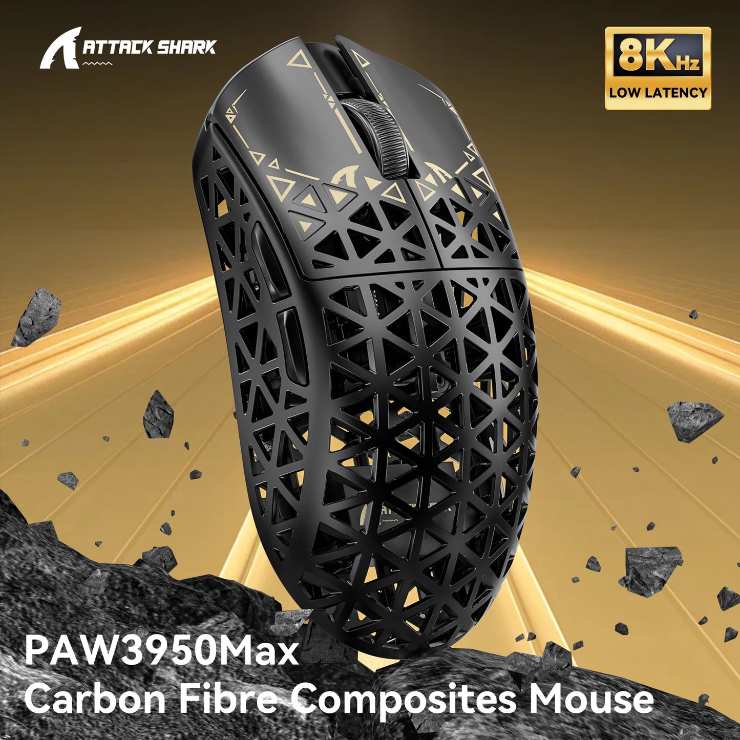 Attack Shark R5 Ultra Wireless 8K Gaming Mouse Superlight