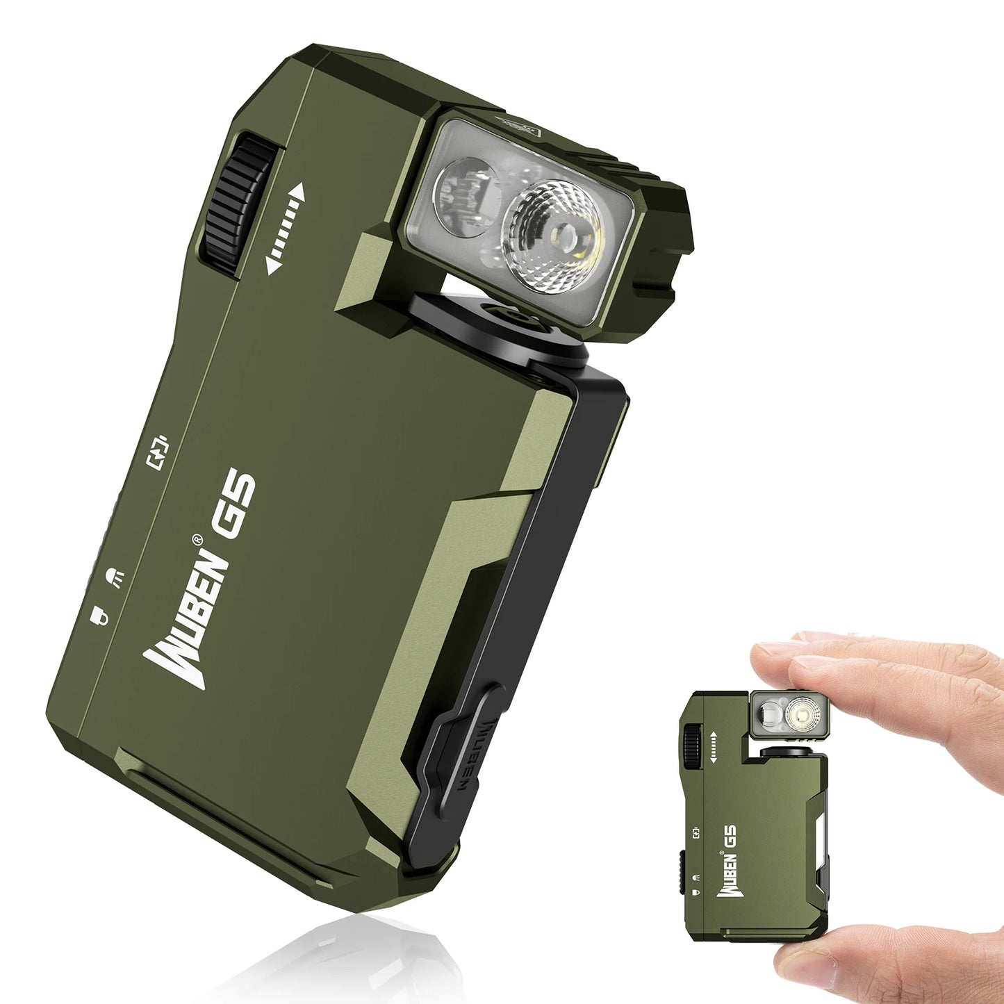 WUBEN G5 Magnetic EDC Flashlight USB C Rechargeable 400 Lumens