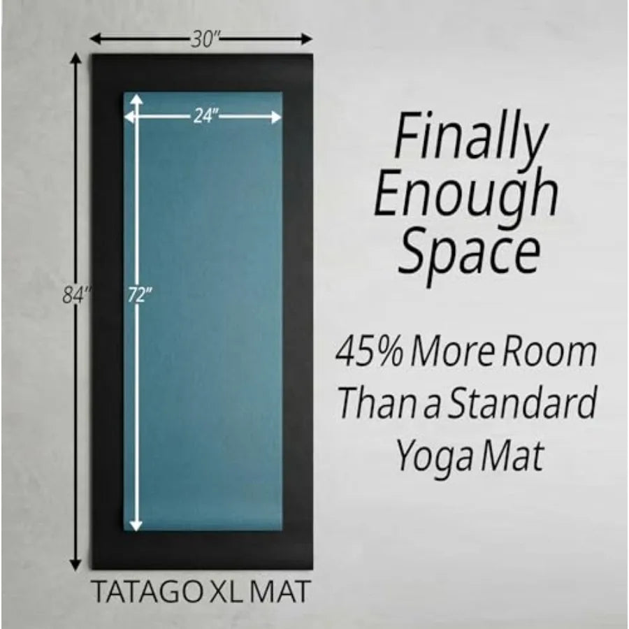 Extra Thick Yoga Mat For Total Joint Cushioning And Comfort