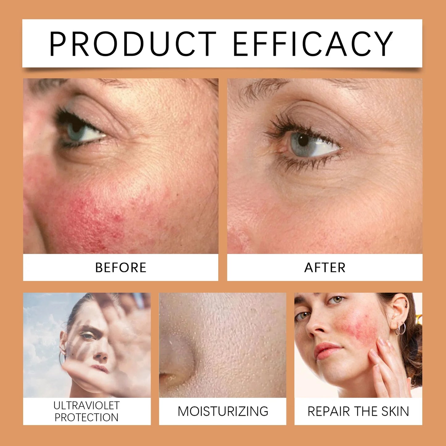 eelhoe Vitamin E Sunscreen SPF 50 Moisturizing Glow Skin