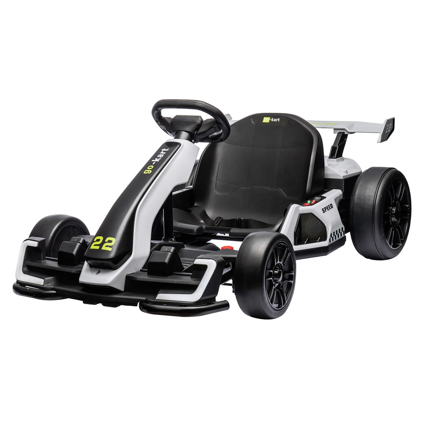 HiMISS 24V Kids Electric Go Kart With 300W Motors Drift And Sport Modes
