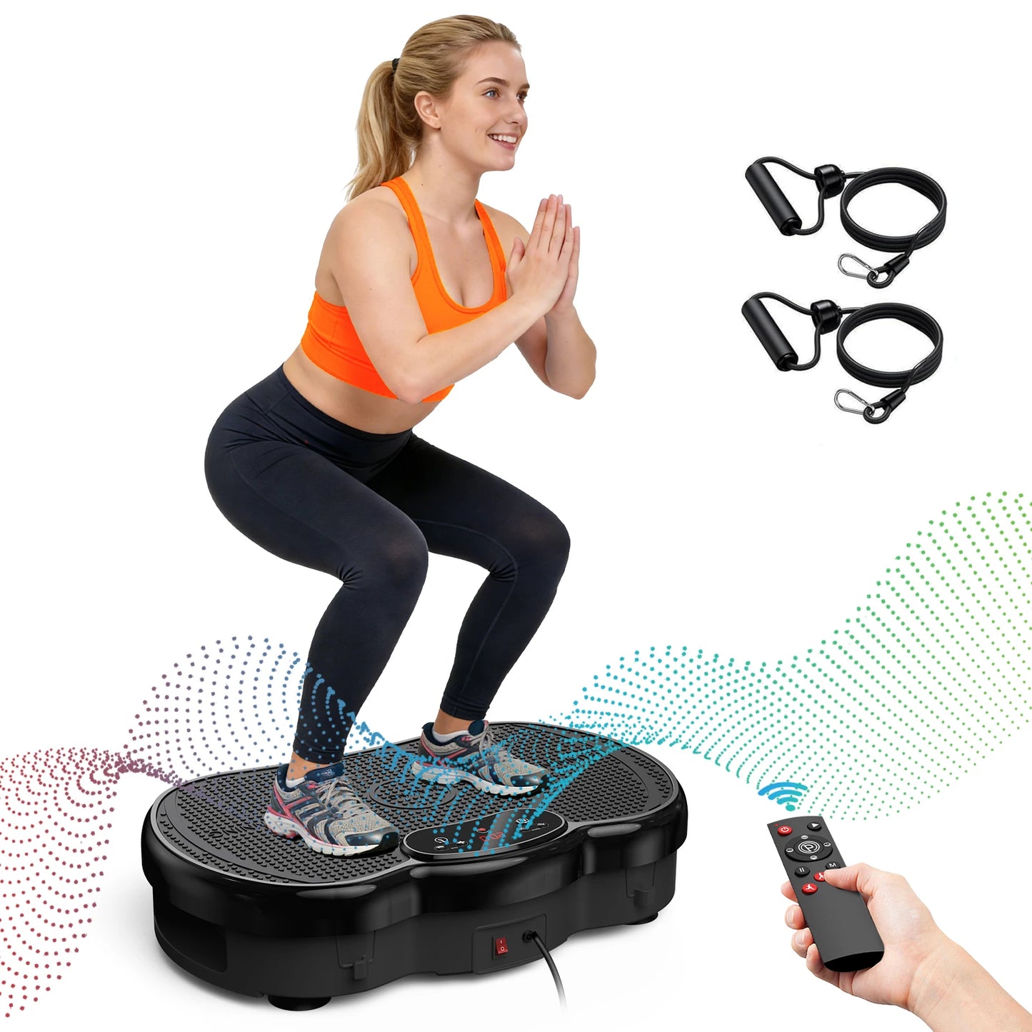 Vibration Plate Exercise Machine With Bluetooth And Remote Control