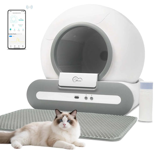 DOEL Self Cleaning Cat Litter Box With App Control