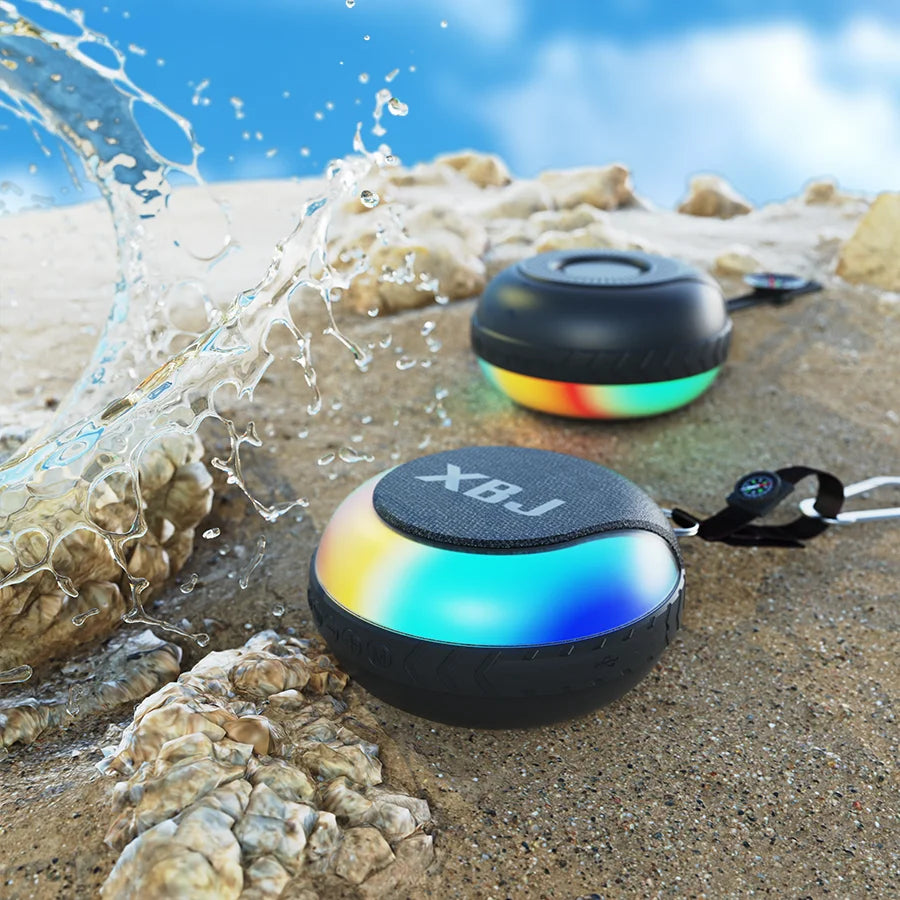 TWS Bluetooth Waterproof Floating Shower Speaker With LED Light