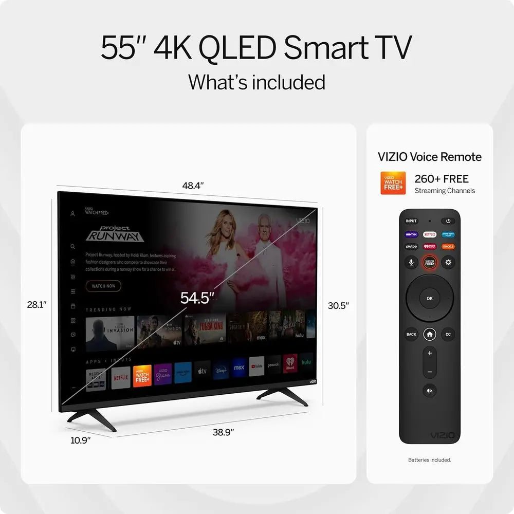 M55Q6 4K QLED HDR TV With Voice Remote Dolby Vision