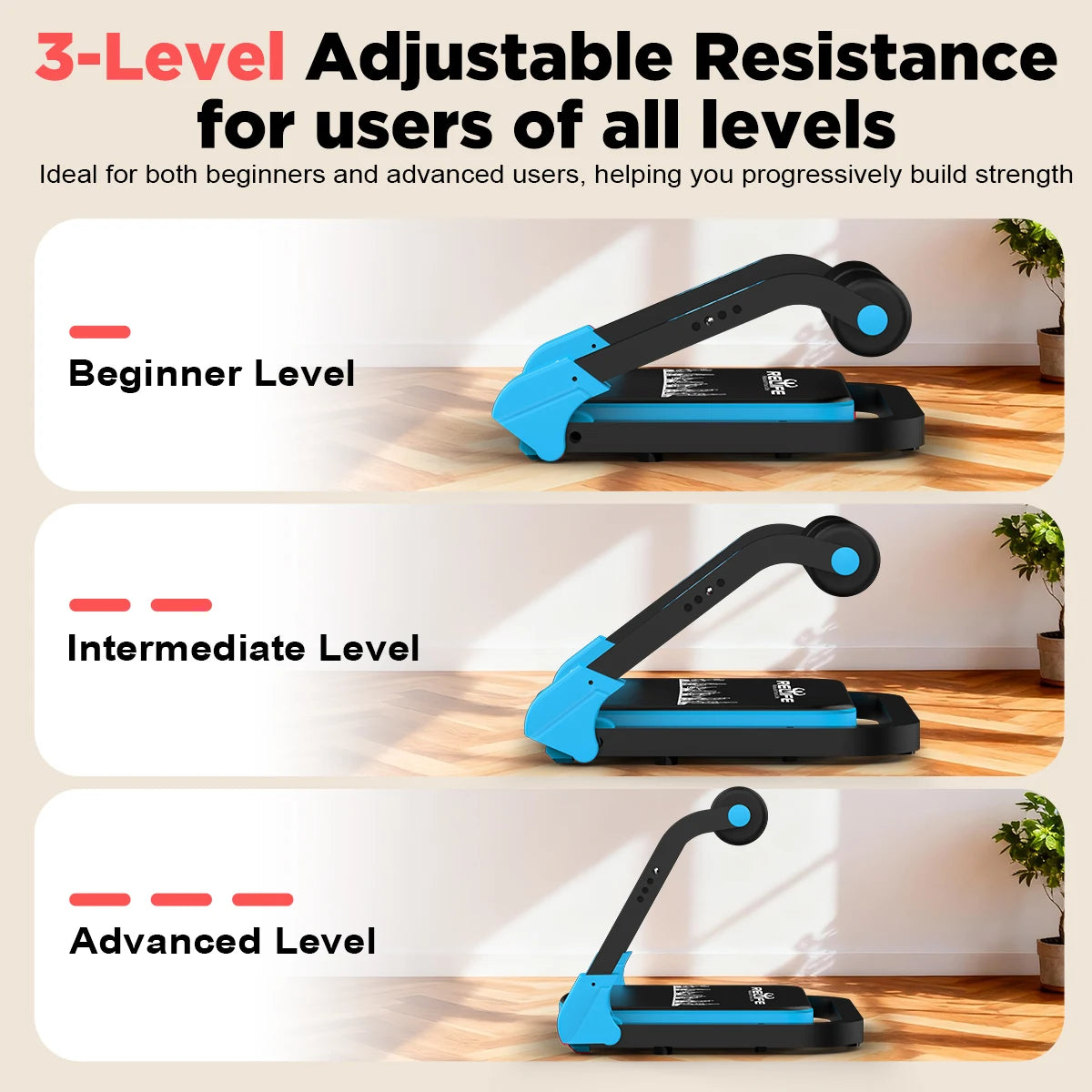 Relife Adjustable Sit Up Machine for Home Gym and Fitness