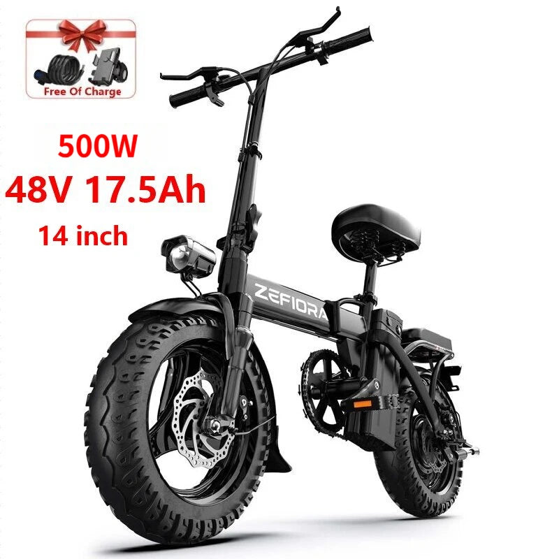 ZEFIORA Premium Electric Bike For Home Leisure Riding