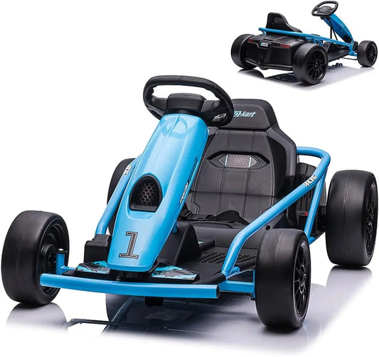 HiMISS Riding On GoKart 24V Dual 300W Motors Teens