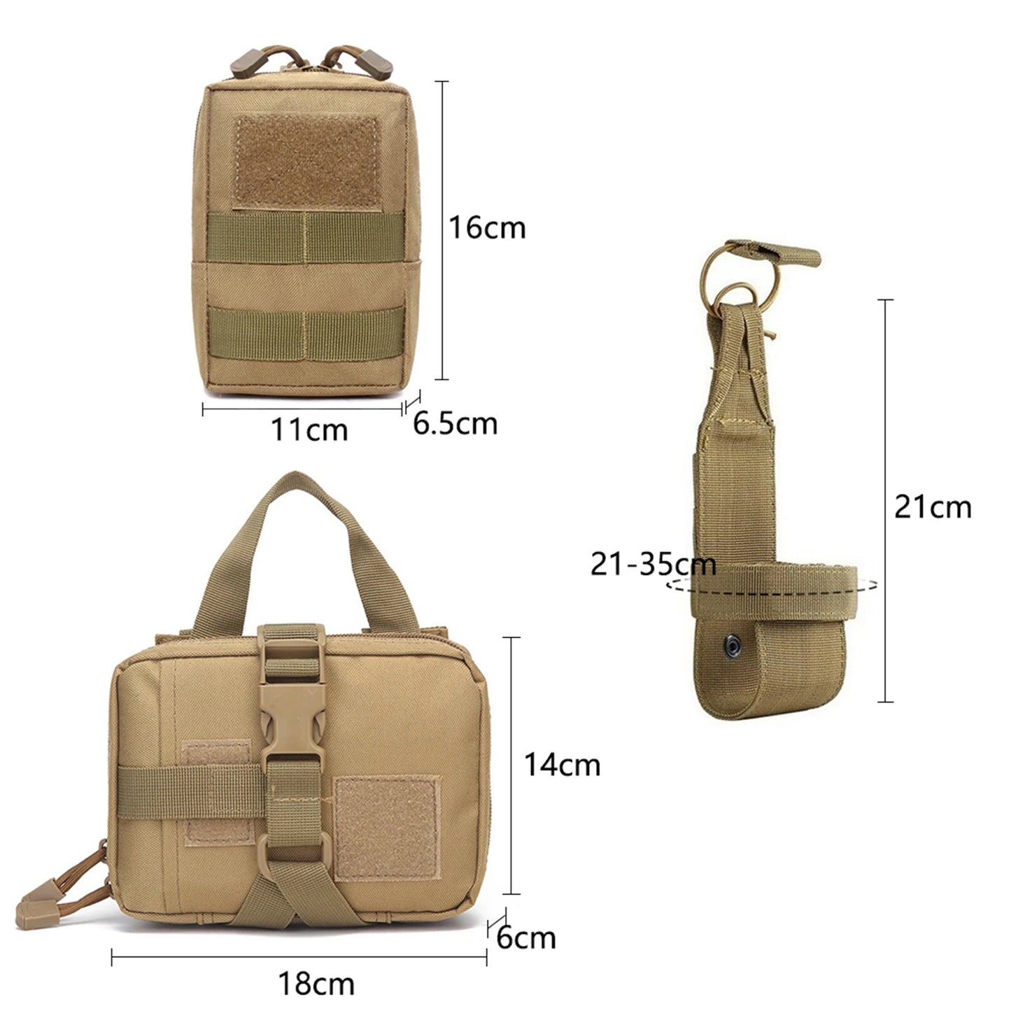 Tactical Dog Harness Vest With Molle Pouches For Training