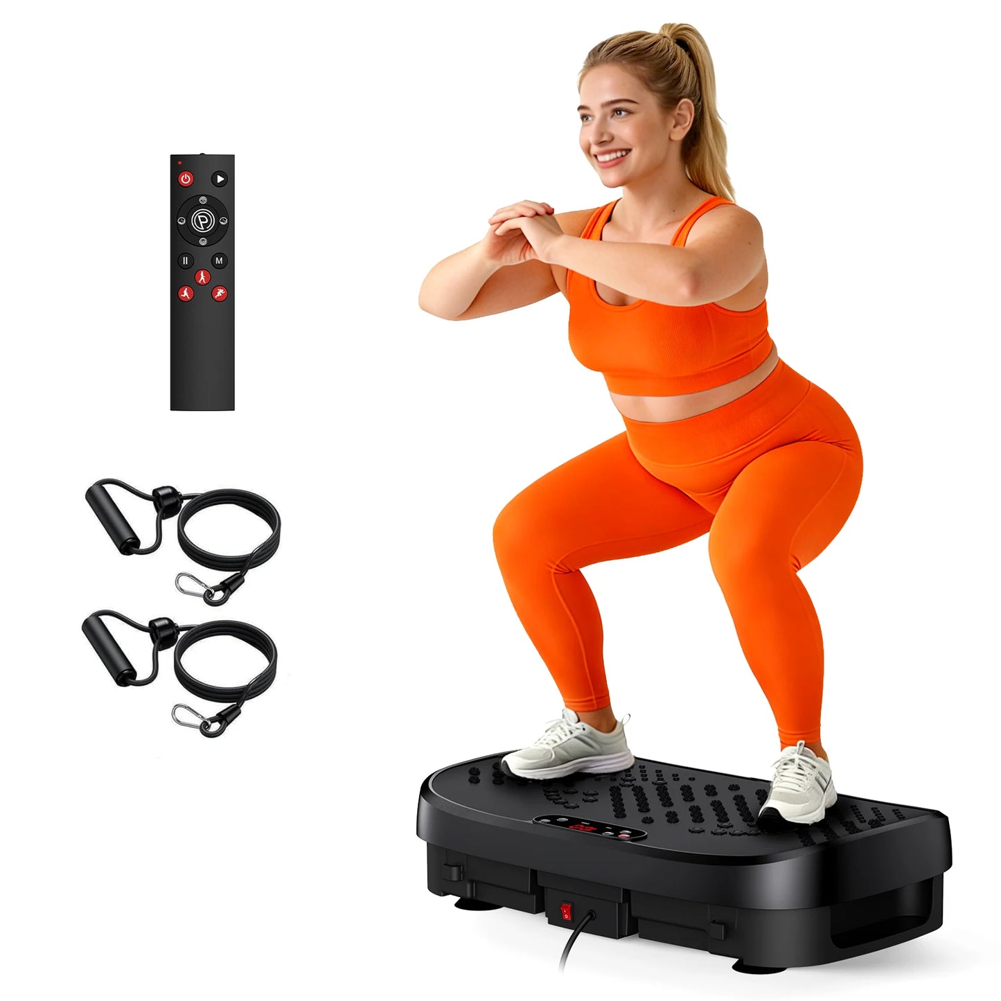 Vibration Plate Fat Burning Machine With High Speed Levels 330lbs