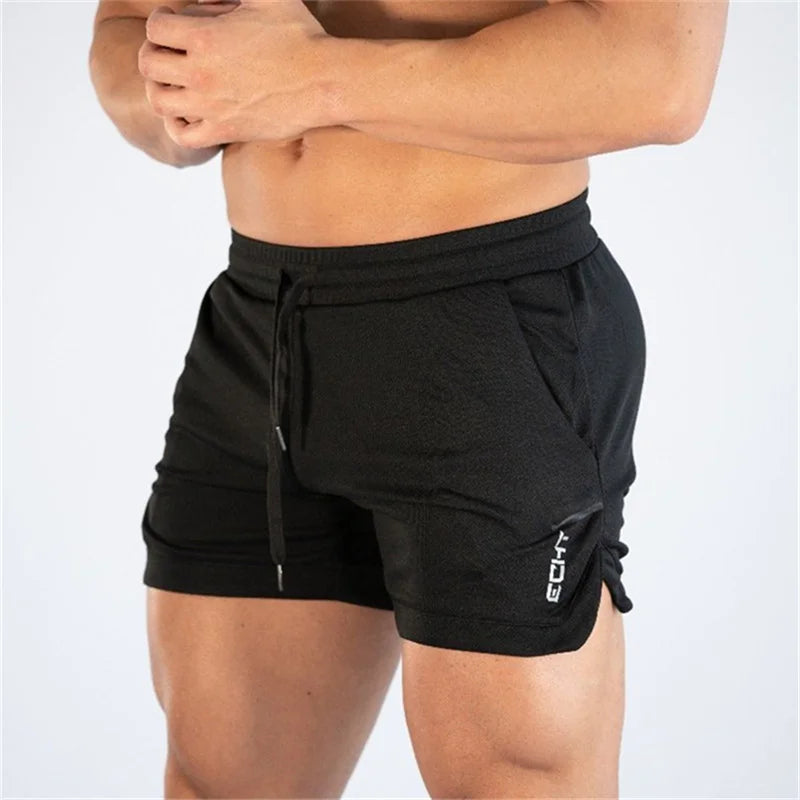 Clifford Lenox Breathable Mesh Workout Shorts Mens Quick Dry