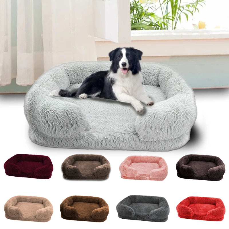 Orthopedic Thickened Dog Bed With Washable Plush Cover