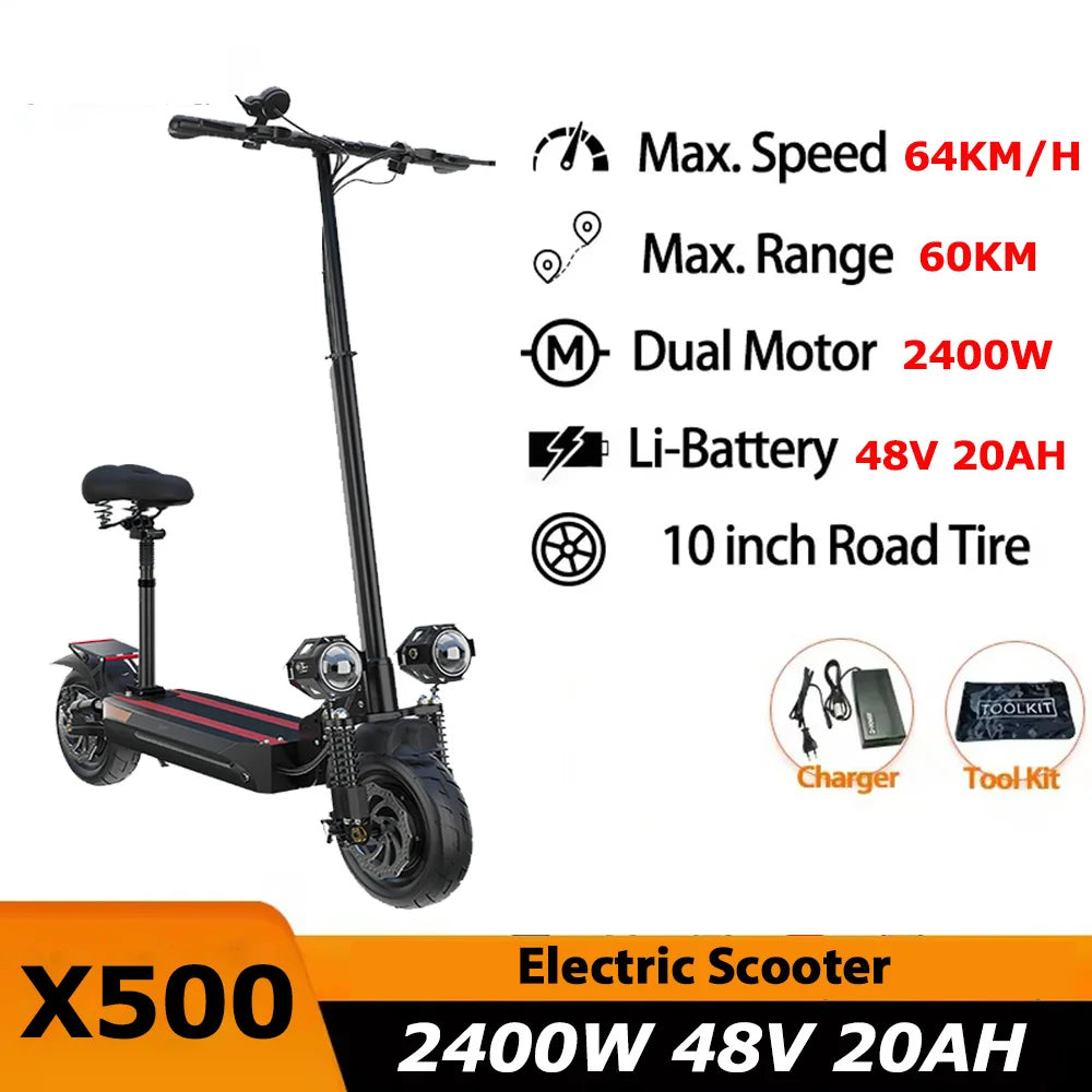 Jueshuai 6000W Dual Motor Electric Scooter For Adults