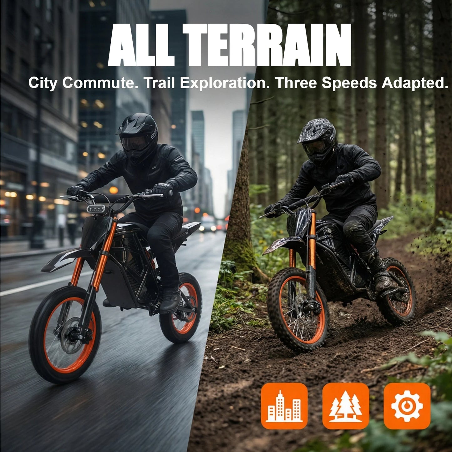 Ijoy 2000W Electric Dirt Bike Off Road Ebike Battery