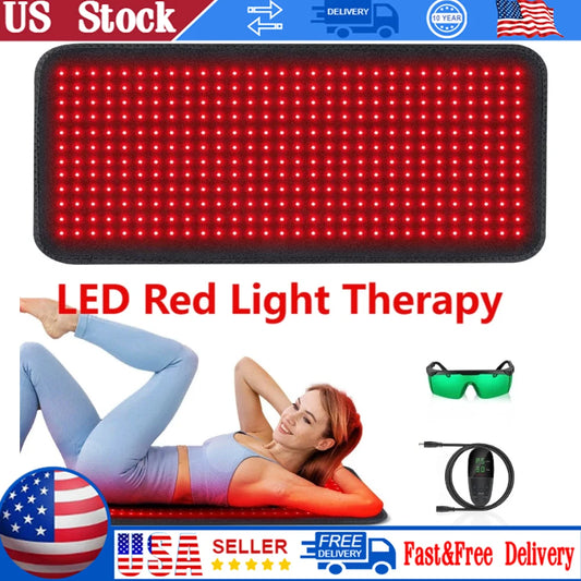 Red Light Therapy Pad Infrared LED Mat Body Pain Relief